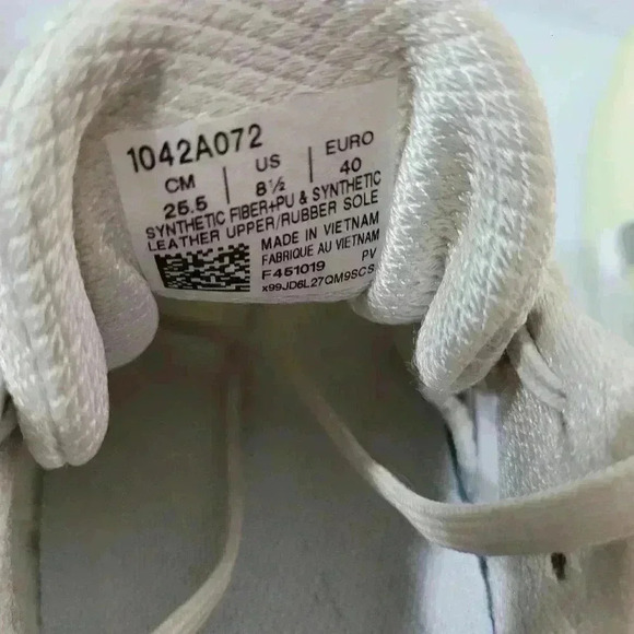 Size 8.5 Women’s ASICS GEL Resolution 8 Cream Pure Silver 2021 - Picture 5 of 9